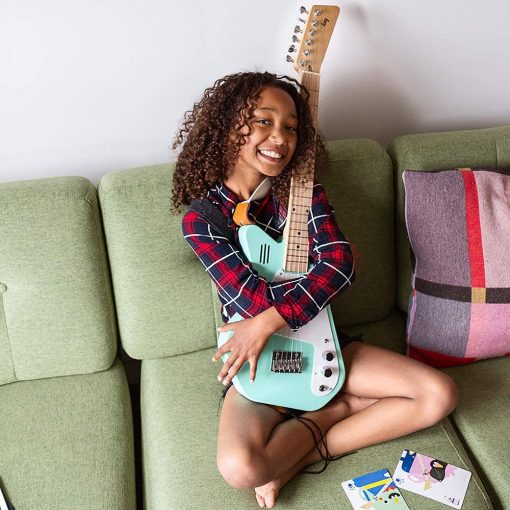 Guitarra electrica para ninos Loog Pro VI para principiantes de 9+ anos con aplicacion de aprendizaje y lecciones incluidas - Imagen 9
