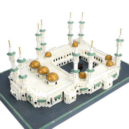 Set de bloques de construccion de la Gran Mezquita de La Meca Modelo Arquitectonico Islamico Juguetes Regalos Musulmanes Eid para Niños Adultos 2291 Piezas - Imagen 6