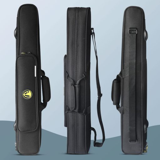 Estuche rigido de almacenamiento para clarinete TianChunyue, bolsa de transporte universal impermeable de 600D para instrumento de clarinete, estuche de clarinete con forro de 30 mm de grosor y bolsillo externo (Negro) - Imagen 2