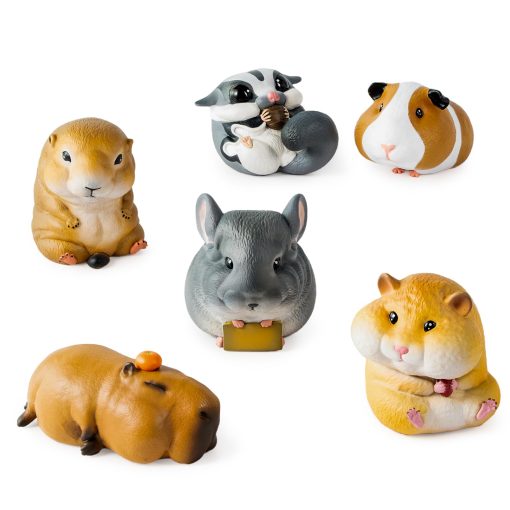 Set BEEMAI Pocket Cute Zoo Series Blind Box de 6 cajas (Set de 6 No Repetidas), Figuras Lindas Coleccionables