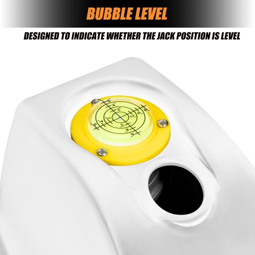 Gato de Lengüeta Electrico BEETRO 4000 lbs, Gato de Remolque Resistente para Remolques de A-Frame, Carga y Utilitarios o RV de 5ta Rueda, 22" de Elevacion, 12V DC, Blanco - Imagen 7