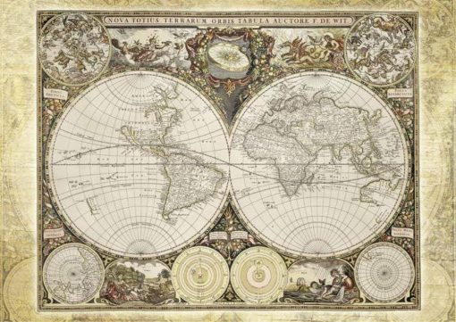 Puzzle Vintage World de Heye (2000 piezas), 68 x 98 x 0.3 centimetros