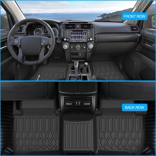 Tapetes de piso Nilight para Ford Ranger SuperCrew Cab 2019-2024, Ajuste Personalizado Todo Clima Pesado Liners de Piso - Imagen 7