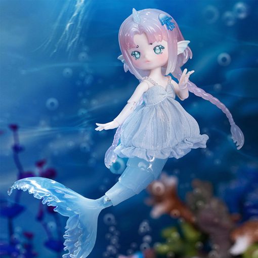BEEMAI Antu Tidal Secret Language Mermaid Series 6PCs (Set de 6 No Repetidos) 1/12 Figuras de Munecas BJD Lindas Coleccionables Regalo de Cumpleanos - Imagen 8
