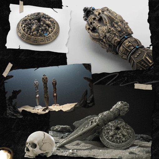 Conjunto de Dados Metalicos de Dados giratorios de Dados de DND, Dados de D&D, Dados al Vapor, Todo en uno, D6, D8, D10, D20 para Dungeons and Dragons JDR Juegos de Mesa, Bolsa de Cuero Hecha a Mano - Imagen 7