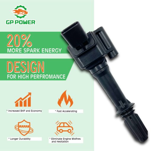 Bobina de Encendido GP POWER UF802 UF-802 12635672 12670053 5C2095 H6T15471ZY JUEGO DE 4 COMPATIBLE CON BUICK ENCORE CHEVROLET CRUZE EQUINOX MALIBU VOLT GMC TERRAIN 1.4T 1.8 1.5 1.5T L4 - Imagen 2