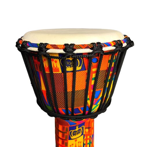 RUOSWTE 8" Tambor Djembe, Tambor Bongo, Percusion Musical, Cara de Tambor de Piel de Oveja, Afinacion Profesional, Tambor de Mano de Estilo Africano Occidental, El Regalo para Principiantes. - Imagen 6