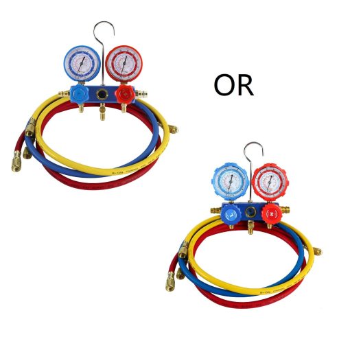 YaeTek Bomba de Vacio de Paletas Rotativas 4CFM 1/3HP HVAC Kit de Refrigeracion A/C con Manifold Gauge Set y Detector de Fugas R410a R134a R12 R22 R404 - Imagen 6