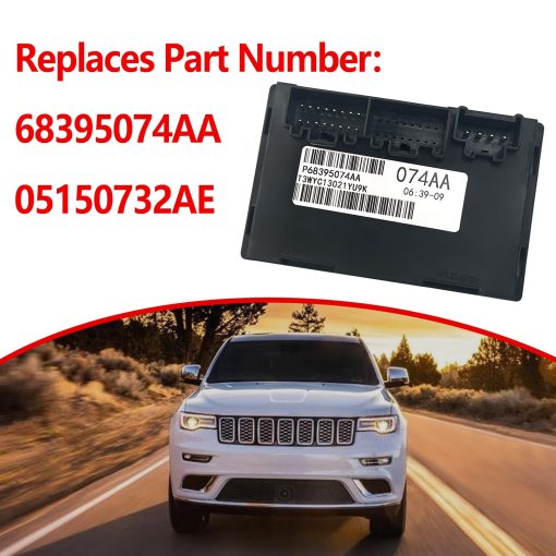 Modulo de Control de Caja de Transferencia 05150732AE Compatible con Jeep Grand Cherokee 2014 2015, Dodge Durango 2014 2015 con Caja de Transferencia de 2 Velocidades, Modulo de Caja de Transferencia 68395074AA - Imagen 3