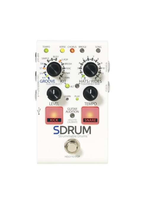 Pedal Automatico de Bateria DigiTech Procesador Multi-Efectos (SDRUM-U)