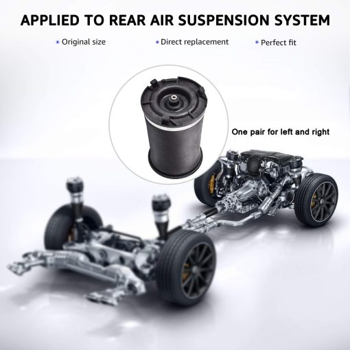 Nifeida 2 Pcs Suspension Neumatica Trasera Compatible con Hummer H2 2003 2004 2005 2006 2007 2008 2009 OEM 15172563 15190519 15938306 - Imagen 3