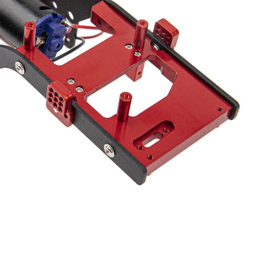 Marco de Chasis de Carro de Metal ShareGoo con Soporte de Suspension con Motor 370 Compatible con Modelo MN D90 D91 MN45 MN99 MN99S 1/12 RC Car (Rojo) - Imagen 3
