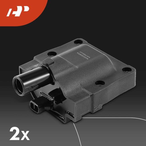 Paquete de 2 Bobinas de Encendido y 8 Bujias de Iridio Compatible con Toyota Camry 1994-1996, Celica 1991-1992, MR2 1992 y Lexus SC400 1992-1997, 2.2L 4.0L, Reemplaza# 1950074040, 9091902197 - Imagen 6