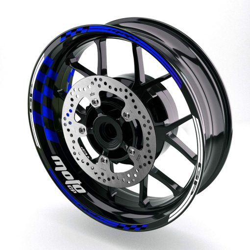 Pegatinas para llantas de 17 pulgadas MC MOTOPARTS AA02 compatible con YZF R6 99-18 (BLANCO) - Imagen 2