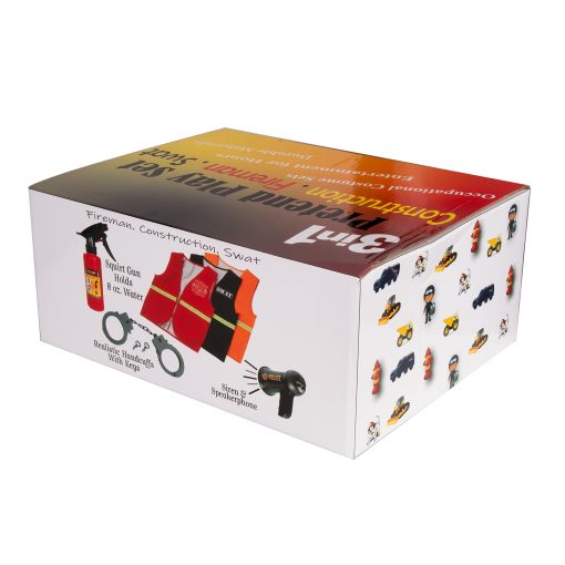 Disfraz de Construccion para Ninos - Gorra y Chaleco de Construccion - Accesorios de Disfraz para Ninos (3 Sets de Disfraces - Disfraz de Construccion, Swat y Bombero) - Imagen 8