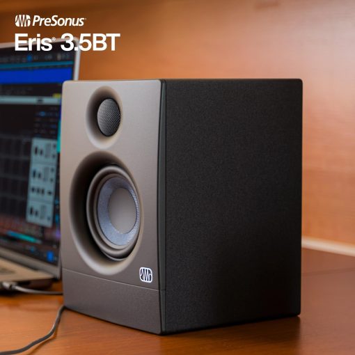 Monitores de Estudio PreSonus Eris 3.5BT con Bluetooth, Par - Altavoces Activos y Potenciados para Escritorio, Tocadiscos, Tornamesa, Estanteria, Altavoces DJ - Imagen 4