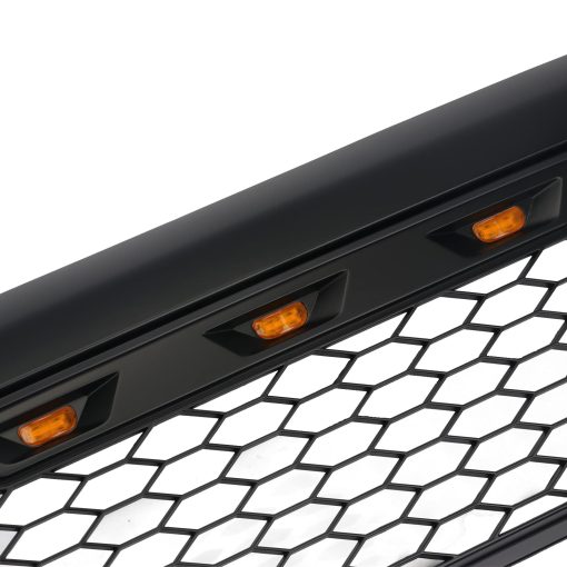 Parrilla de malla delantera DYRDINSHOW en ABS Compatible con Toyota Tacoma 2005-2011 (Negro Mate) - Imagen 5