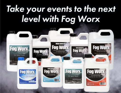 FogWorx Fog Juice - 1 Galon de Liquido de Humo Organico (128 oz) - Densidad Media, Alta Produccion, Liquido de Maquina de Humo de Larga Duracion para Maquinas de 400 Watts a 1500 Watts - Imagen 6