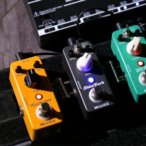 Pedal de compresor MOOER, Yellow Comp Mini Portable Compression con True Bypass, EQ y Volumen Ajustable, Pedales de Compresor optico Clasico para Guitarra Electrica Bajo - Imagen 5