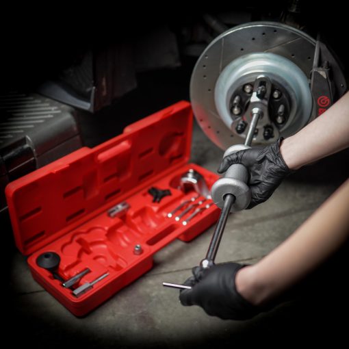 Juego de Extractor de Martillo Deslizante ABN para Remocion de Rodamiento de Rueda con Accesorios de Martillo Deslizante - Kit de Reparacion de Abolladuras del Cubo de la Rueda - Imagen 6