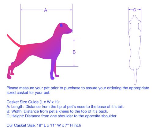 Caja de Entierro para Mascotas Eitida, Ataud de Perdida de Mascotas, Caja conmemorativa para Perros, Gatos y Animales Funerarios, Regalo de Perdida de Pelusa Pequena, Hecho a Mano con Madera Natural Ecologica - Beige - Imagen 5