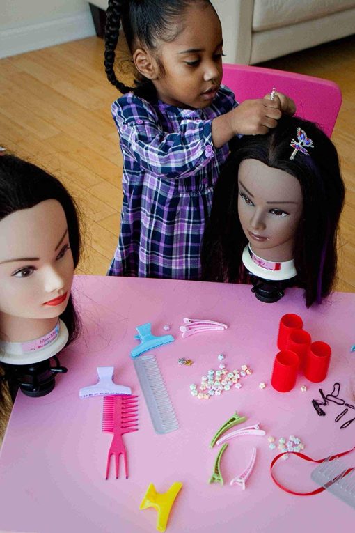 MUnECA DE PELO REAL MY BEAUTYSHOP PAL y Kits de Accesorios (Kit Premium de Maya) - Imagen 6