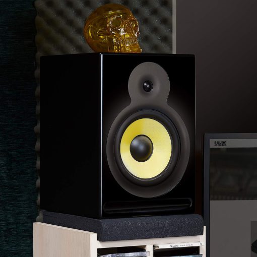 Aisladores de monitor de estudio Sound Addicted para altavoces grandes de 6.5, 7 y 8 pulgadas | Reduce vibraciones y se adapta a la mayoria de los soportes - Par | SMPad 8 - Imagen 6