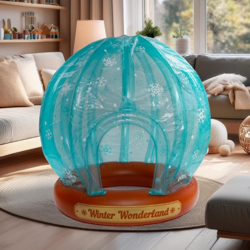 BigMouth Inc Globo de Nieve Inflable - Fuerte de Nieve Inflable con Entrada - Decoraciones Navidenas para Patio, Cuarto de Ninos - Interior y Exterior - Imagen 2