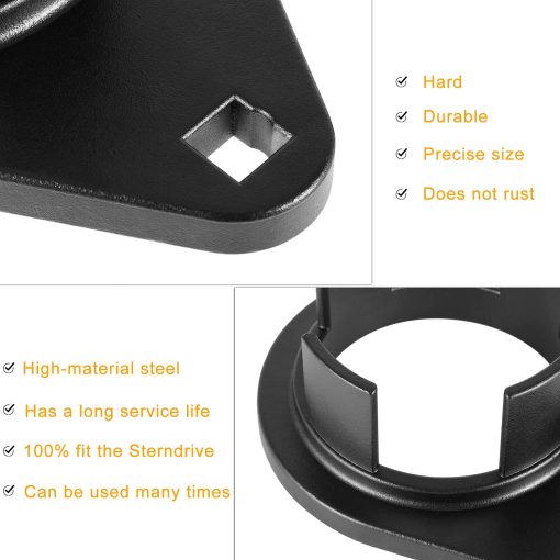 Conjunto de Herramientas para Portador 91-8053741 y Llave de Tuerca de Helice 91-805457T 1 y Herramienta para Portador de Rodamiento de Blackhawk Drive 91-805374 para Mercruiser Bravo III (3 Piezas) - Imagen 6