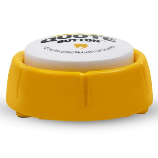 Boton de Sonido con Frase | Totalmente Cargado | 101 Frases Motivacionales Pregrabadas | Pensamiento Positivo Facil, Mejor que las Tarjetas de Afirmacion | Divertido Regalo Inspirador de Novedad | Genial Gadget de Decoracion de Escritorio - Imagen 7