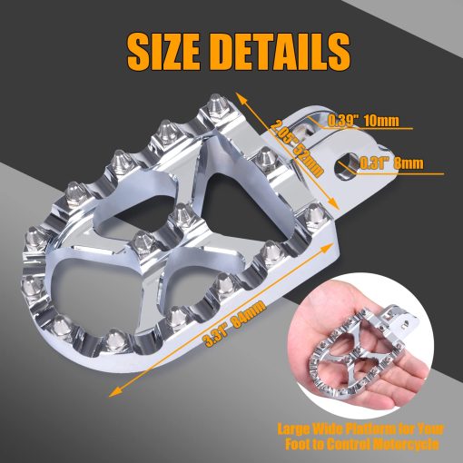 Sresk M8 Reposapies de Motocicleta Para Harley Low Rider S/Softail Slim FLSL 107 / Lower Rider FXLR 107 / Street Bob FXBB 107 / Fat Bob FXRB 107/ Sport Glide FLSB 107 / FXLRS 2018-2022 - Imagen 7