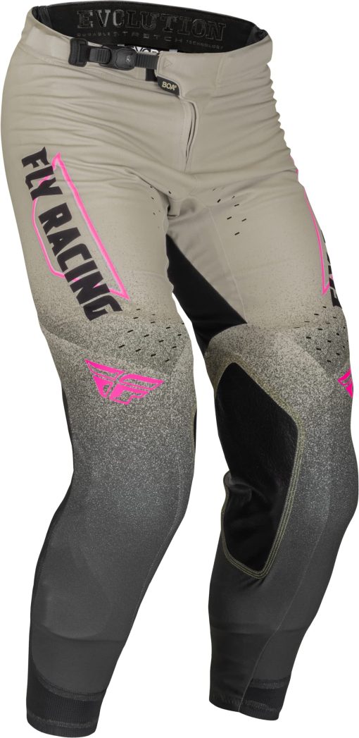 Pantalones Fly Racing 2023 Adult Evolution DST (Marfil/Gris Oscuro, 30)