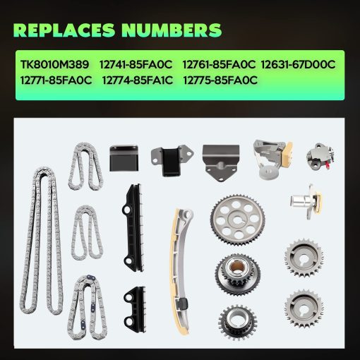 Kit de Cadena de Tiempo SCITOO para Chevy Tracker 2001-2004 y Suzuki Grand Vitara XL-7 2.5L 2.7L TK8010M389 - Imagen 4