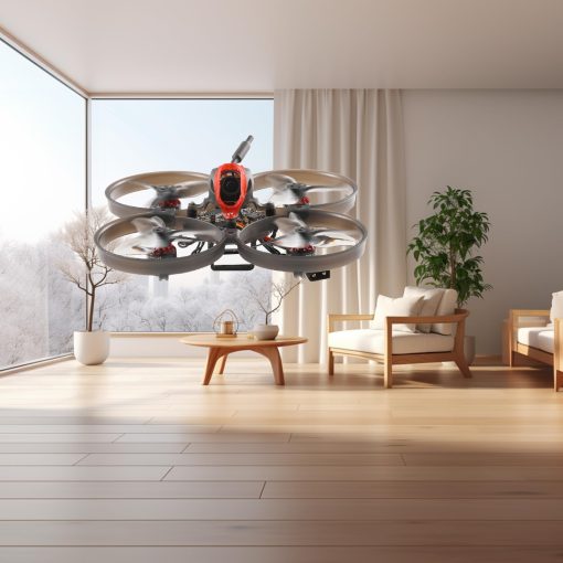 Happymodel Mobula8 1-2S 85mm Micro FPV Whoop Drone con X12 Serie Controlador de Vuelo Receptor ExpressLRS Ultra Ligero Drone de Carreras con Camara (ELRS V3.0) - Imagen 7
