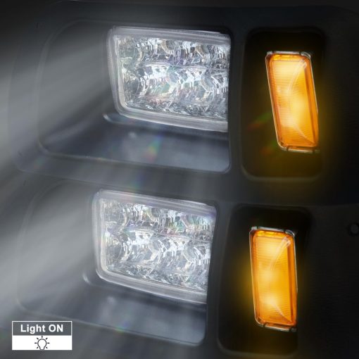 Kit de Luces LED para Carrito de Golf Orle Oko DS Compatible con Club Car DS 1993-UP Lado del Pasajero y Conductor Reemplaza Kit de Faros 12V para Club Car DS Gas y Electrico OEM 101988002 101988001 - Imagen 5