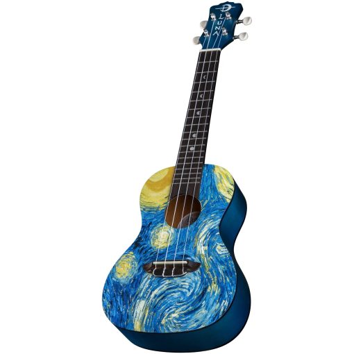 Ukelele Luna Estrellada de 4 Cuerdas-Concierto con Funda STR C,UKE STR C,2 - Imagen 3