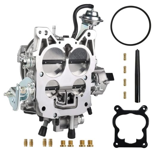 Carburador Rochester Quadrajet 4MV 4 BBL para 1906R 1904R, Compatible con GM Chevrolet Chevy Cadillac 1980-1989 con motor de 305-350C.I, Secundario de Vacio 600 650 750 CFM Carburador de Garganta 4 - Imagen 4