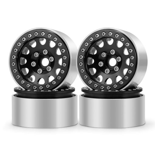 Ruedas de Aluminio 1.9 Beadlock para Axial SCX10 II AXI03007 TRX4 Gen8 Gen7 Piezas de Actualizacion de Coche RC Escala 1/10