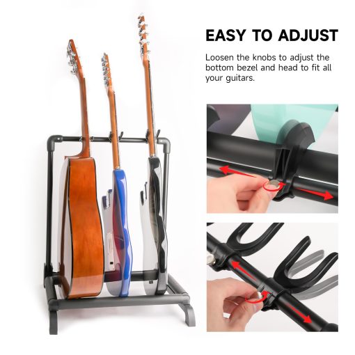 Soporte para Guitarra Multiherramienta Plegable de GHOSTFIRE Para Guitarra/Bajo/Acustica (GHS-5) - Imagen 6