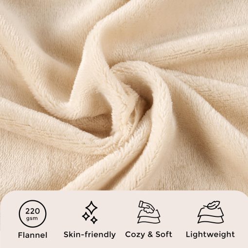 Manta Electrica OLIFE con Doble Control Termico Lanzamiento Lava Rapido, Extremadamente Suave y Confortable Manta Electrica de Calentamiento Rapido con 10 Niveles de Calor y Configuraciones de Tiempo, Apagado Automatico 2/4/8 Horas, 80"x84" Beige - Imagen 3
