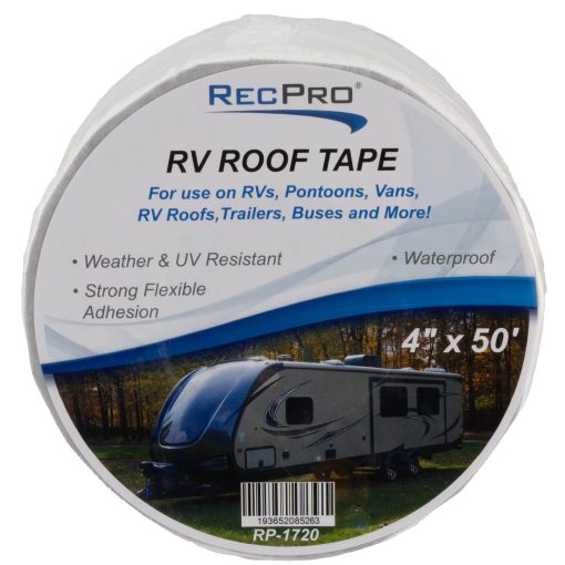 Cinta Selladora de Techo de Goma para RV | Cinta de Sellado Blanca | Equivalente a Eternabond | (1 Rollo, 4" x 50') - Imagen 3