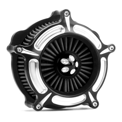 Filtro de aire para limpiador de aire para Harley Sportster Softail Touring Street Road King Glide Dyna para filtros de admision de aire Harley Davidson (Contrast Cut - Filtro Gris, A-Para modelos Sportster XL)