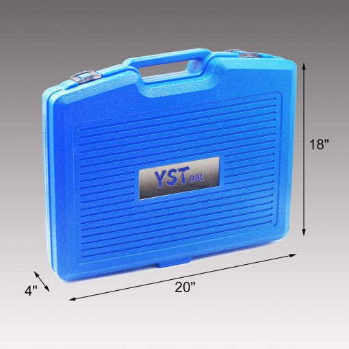 YSTOOL Equipo de Prueba de Presion del Radiador Herramienta de Purga y Relleno de Vacio del Sistema de Enfriamiento Universal 28PCS Juego de Prueba de Fugas de Agua y Relleno de Refrigerante para Automoviles con Adaptadores de Termometro Estuche de Juego - Imagen 9