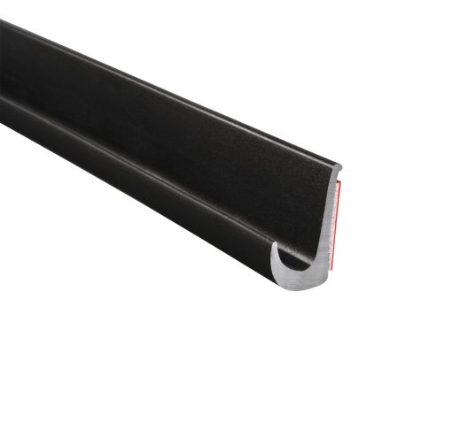Canal de Goteo Trim-Lok, Negro - Altura de 1/2â€, Longitud de 125' - Canal de Lluvia de Plastico PVC para Autos, Camionetas y RVs, Facil de Instalar Moldura Flexible de Canal de Goteo para Controlar el Escurrimiento del Agua, Cinta Adhesiva 3M Duradera Incluida
