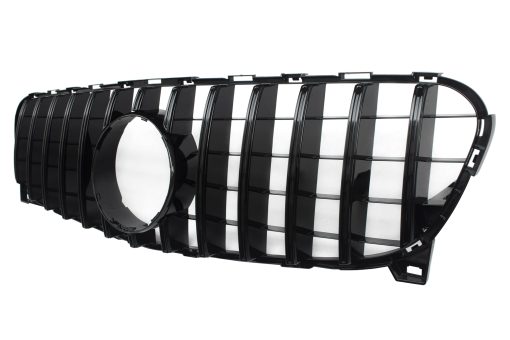 Parrilla SINSOCJ W117, Estilo GT Rejilla Frontal de Parachoques para Mercedes Benz W117 CLA Class CLA200 CLA250 CLA45 AMG 2014-2019 (Negro Brillante) - Imagen 5