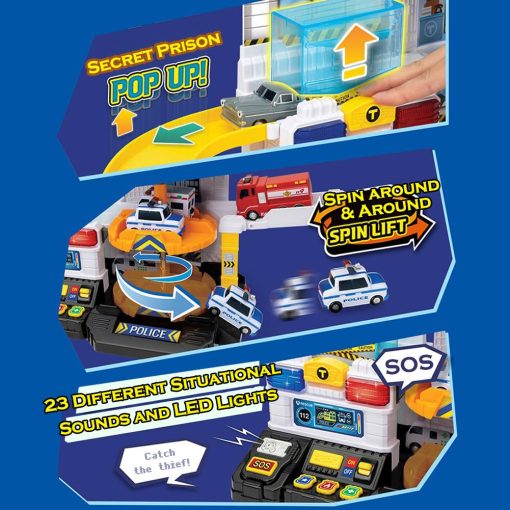 Con Molly Tayo Rescue SOS Dispatch Center Play Set - Envio de Emergencia hacia la Escena del Incidente - Imagen 3