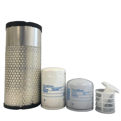 CFKIT Kit de Filtro de Servicio Compatible con Excavadora Yanmar VIO35-6 con Motor 3TNV88F