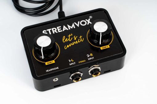 Streamvox ST1G - Interfaz de Audio Portatil para Enviar Senal de Audio desde Mezclador, Configuracion de DJ, Tarjeta de Sonido a Telefonos o Tablets, Funciona con IOS y Android - Imagen 2
