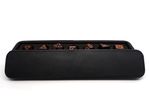 Caja de Almacenamiento y Exhibicion de Dados - Perfecta para Dados Poliedricos de Piedra y Metal con Tapa Magnetica (Diseno Simple) - Imagen 3