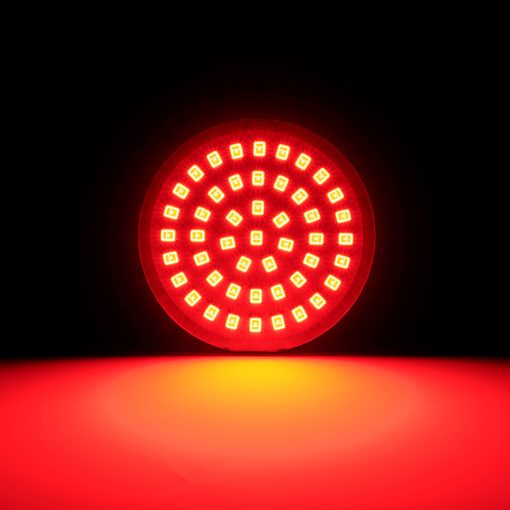 ROGUE RIDER INDUSTRIES - Luces traseras para senales de giro de motocicletas con luces traseras LED rojas brillantes - EDICIoN ESPECIAL BLACK LABEL - Luces LED para motocicletas - Luces LED rojas - Senal de giro LED 1156 para Harley Davidson - Imagen 5